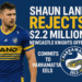 Shaun Lane Rejects $2.2 Million Newcastle Knights Offer, Commits to Parramatta Eels