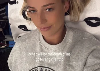 Sophie Cunningham posts an update on the knee injury that ended her season: Rehab is going to kill me…