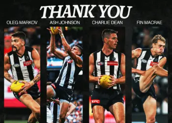 Collingwood announces list changes