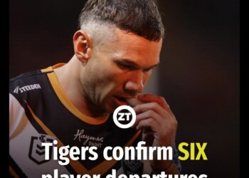 Tigers confirm SIX player departures