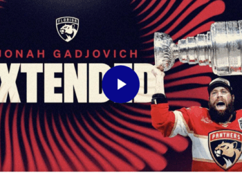 Florida Panthers Agree to Terms with Forward Jonah Gadjovich on a Two-Year Contract Extension