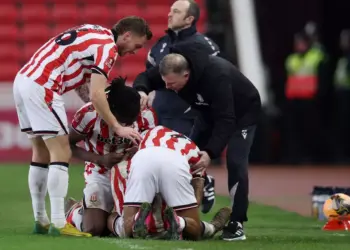 Mark Robins eyes take-off for Stoke City match winner Lamine Cisse