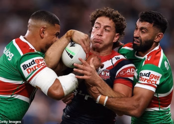 How two simple words on a scoreboard have poured petrol on the NRL’s fieriest rivalry: ‘Never seen that at an elite sporting event’