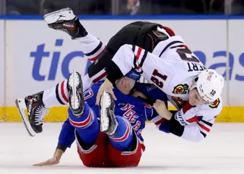 Blackhawks Hold Mini-Practice To Work On Defending Themselves