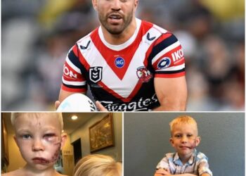 James Tedesco sends emotional gift to young hero after dog attack