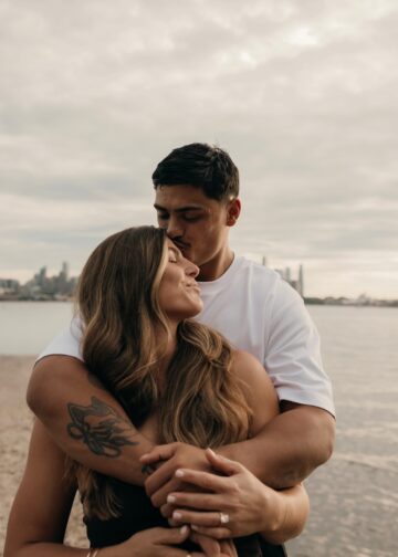 She said YES! Footy power couple announces engagement on Sydney Harbour