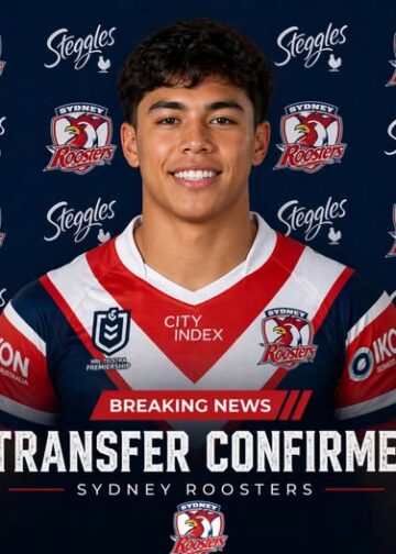 Sydney Roosters STUN the NRL — “Generational” Teen Halfback Signs Record Deal in Dynasty-Defining Move