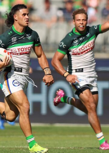 NRL: Canberra Raiders hold off South Sydney Rabbitohs fightback to claim 36-34 win at Optus Stadium