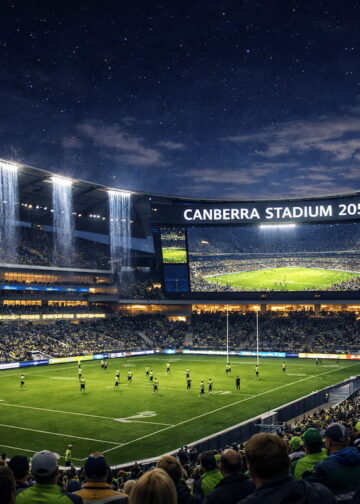 Locked in: Government finally announces plans for Canberra Stadium upgrade