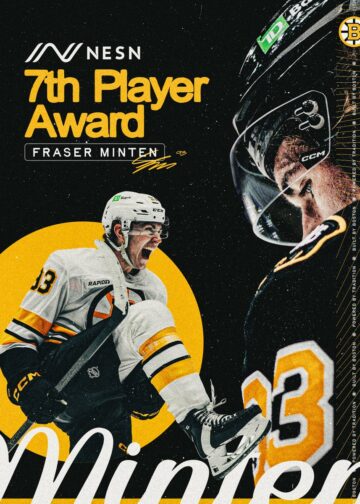 Bruins Surging Forward Wins 7th Player Award