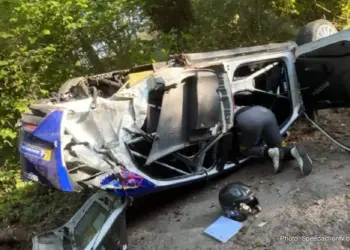 Max Verstappen’s father Jos escapes from major crash in Rally de Wallonie