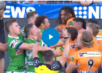 Raiders gun Hudson Young charged for dodgy hair pull act during big loss to Newcastle