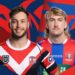 Roosters v Knights: Robinson retains 19; Brown boosts halves